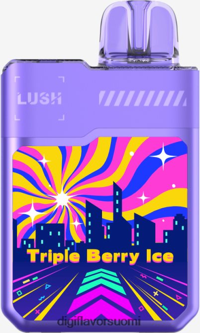 Digiflavor Geekbar LUSH kertakäyttöiset Z28J4D3 Digiflavor disposable kolminkertainen marjajää